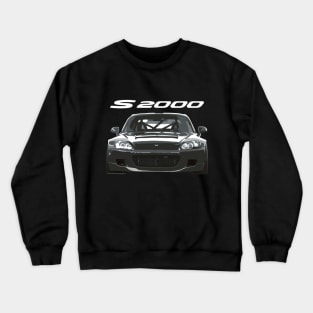 s2000 in black simplistic style Crewneck Sweatshirt